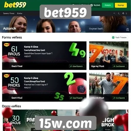 Ofertas e bônus disponíveis no bet959